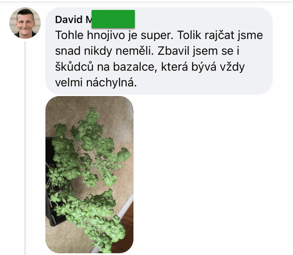 Hnojení bylinek 3 bazalka hnojík