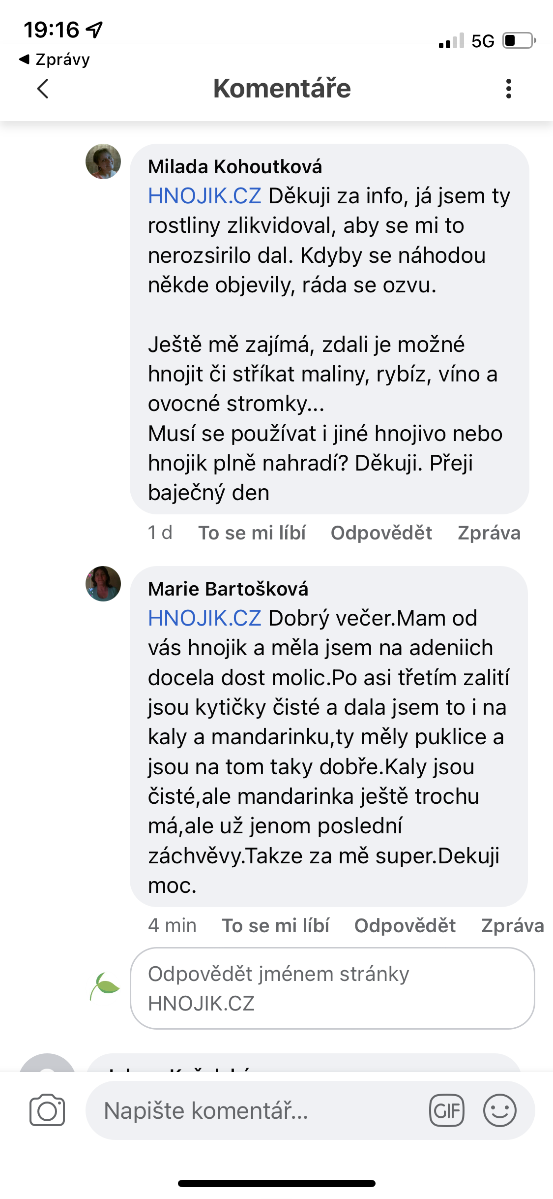 hnojík proti mšicím