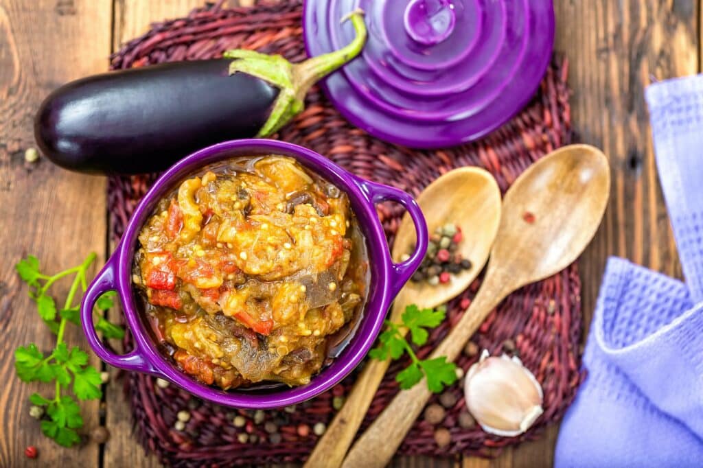 Smažený baklažán