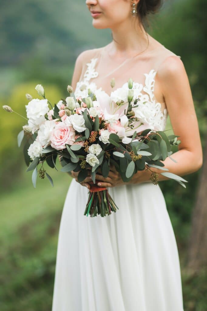 Lilie svatební kytice