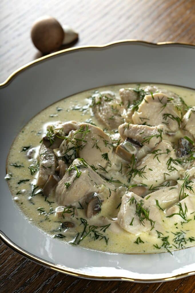 Koprová omáčka s brambory