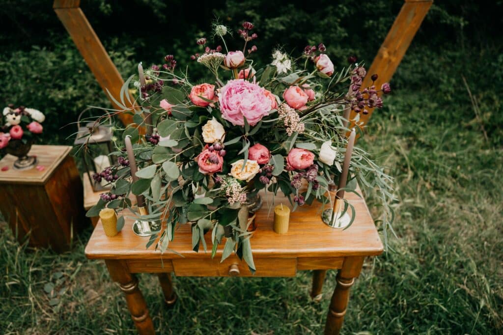 Pivoňka aranžmá svatební kytice