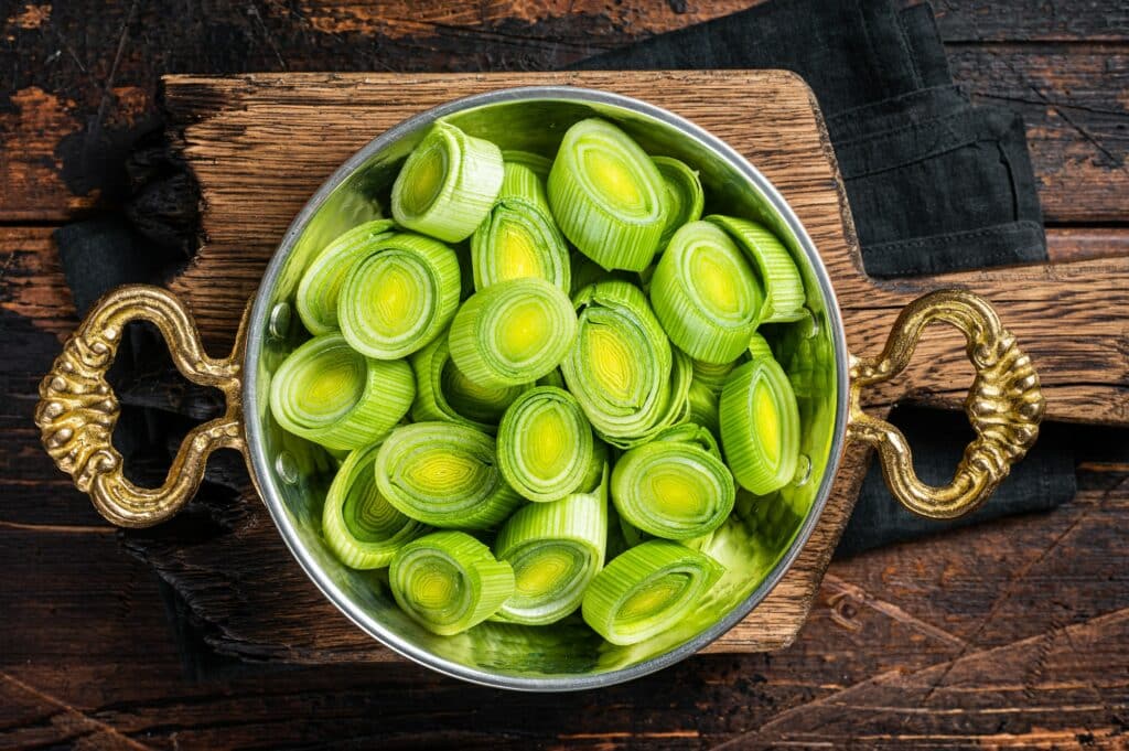 Cibulová zelenina - pórek