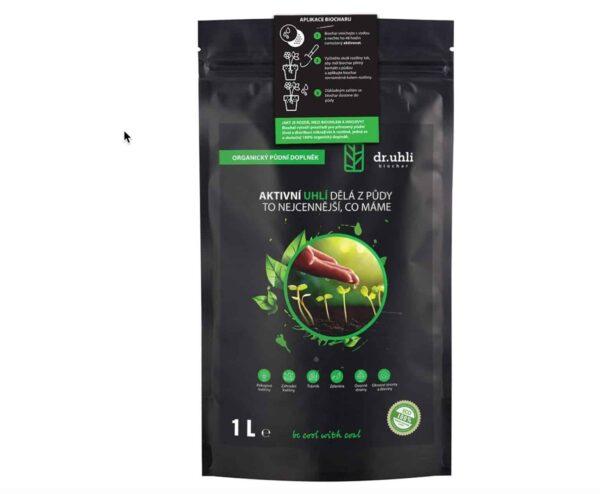 Biochar 1 l, aktivní uhlí k rostlinám