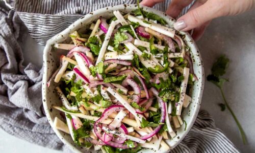 černá ředkev salát