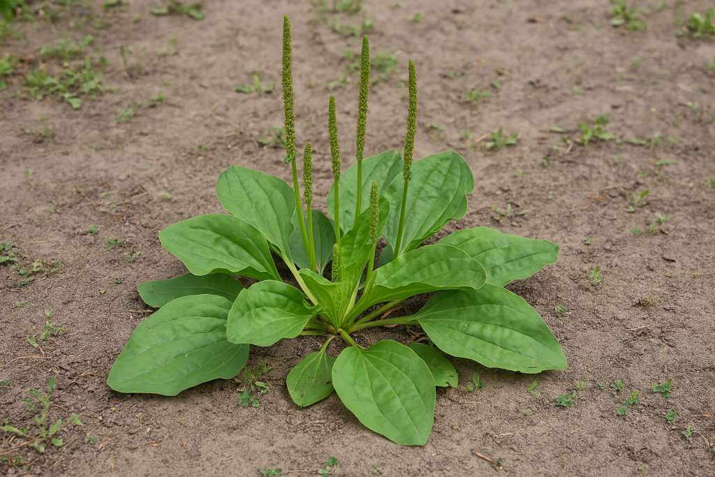 Jitrocel větší (Plantago major)