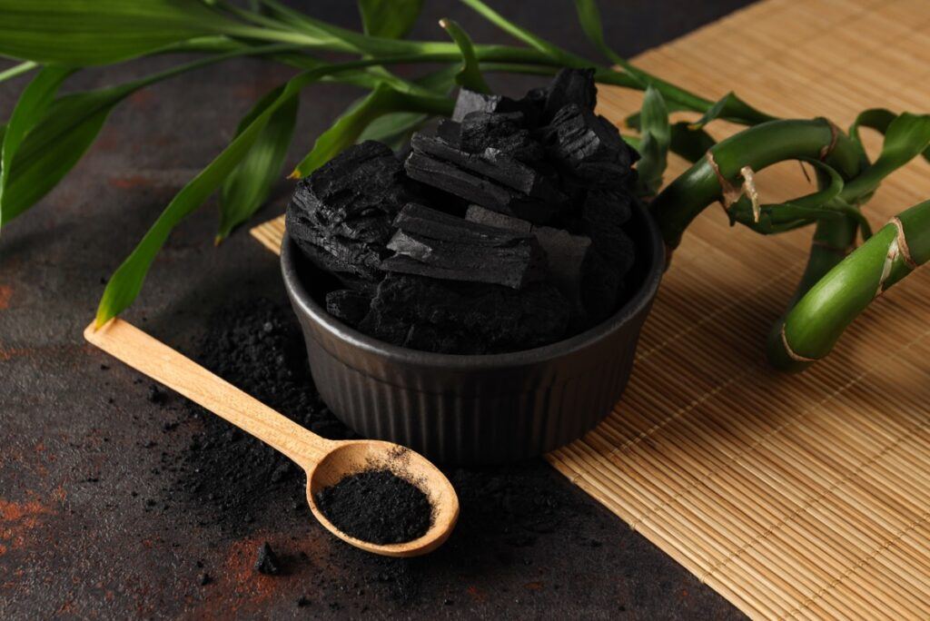 Sortiment 31 aktivní uhlí - biochar pro rosltiny