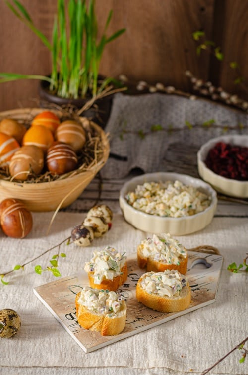 velikonoční vajíčková pomazánka