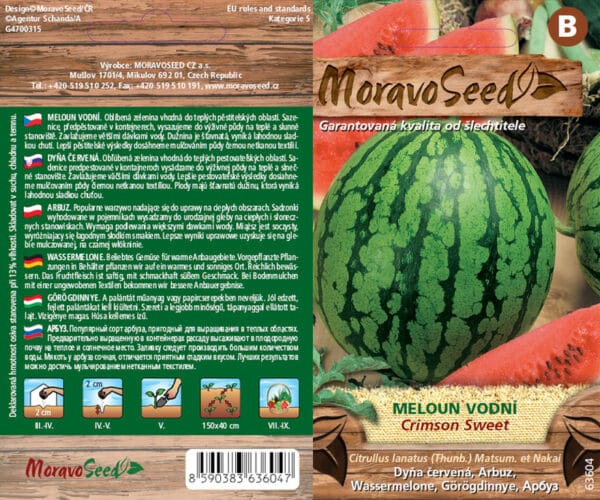 Meloun vodní CRIMSON SWEET semena
