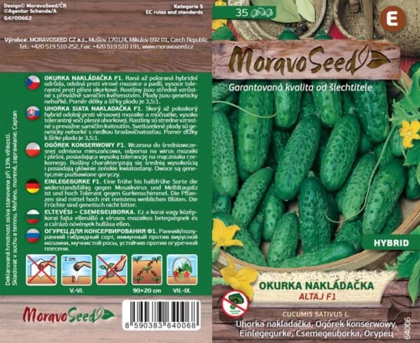 Okurka nakládačka hruboostná ALTAJ F1 semena