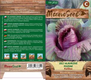 Zelí hlávkové - Brassica oleracea - KALIBOS - červené pozdní