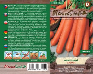 Mrkev poloraná - Daucus carota L. - ANETA F1