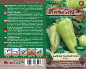 Paprika do fóliovníku - Capsicum annum - BEJA F1