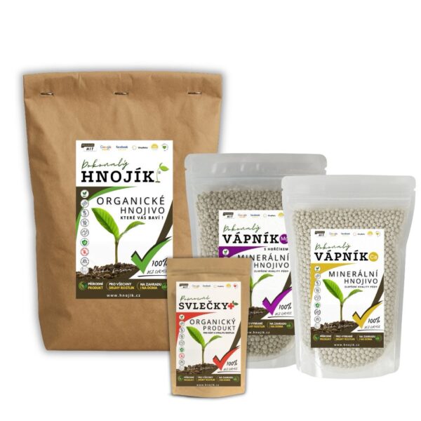 Set Hnojiv - hnojík, vápník, hořčík, svlečky
