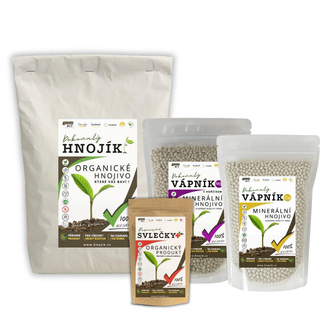 e-shop vyziva 18 Set Hnojiv - hnojík, vápník, hořčík, svlečky