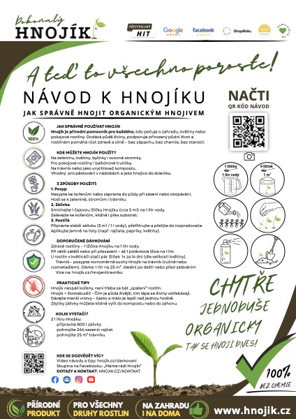 Hnojík velkoobchod 21 Návod na použití Hnojíku