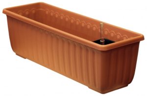 Truhlík samozavlažovací SIESTA LUX 80 terakota