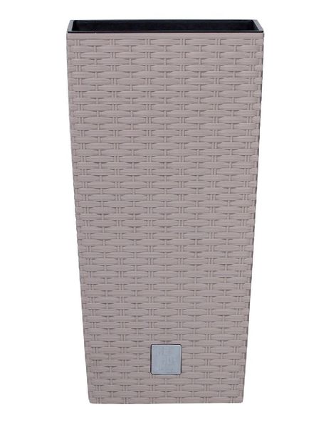 Květináč RATO SQUARE s vkladem 40 cm - barva: mocca