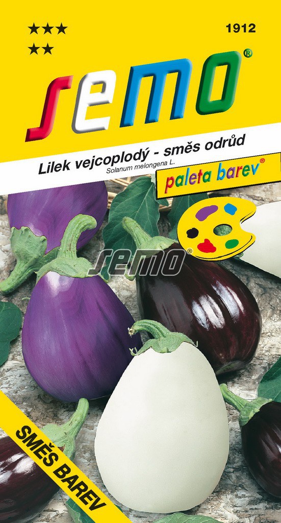 Lilek vejcoplodý Směs barev