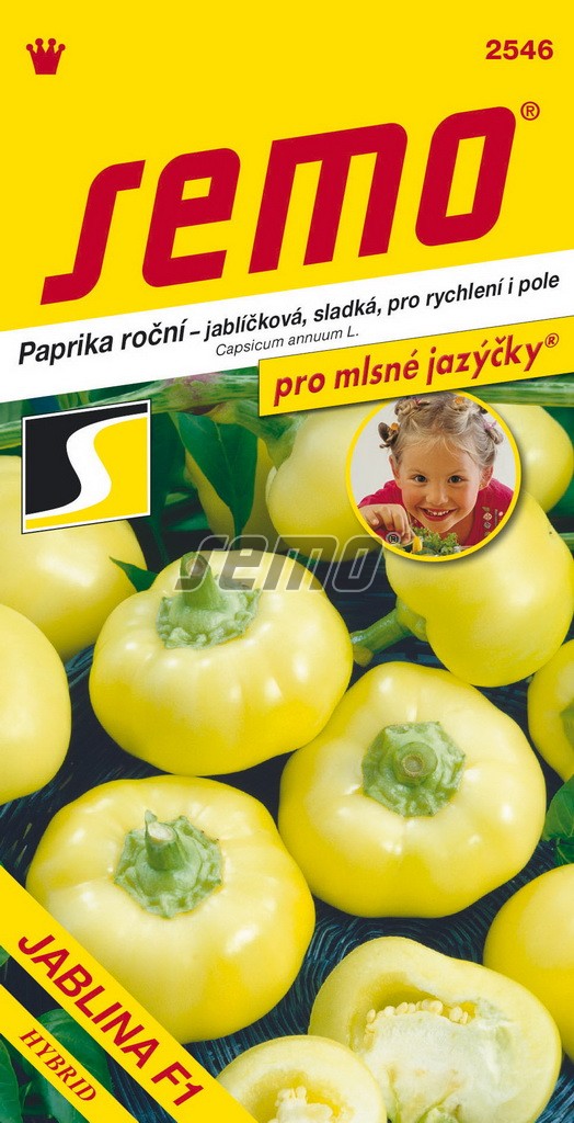 Paprika roční Jablina F1 jablíčková, sladká