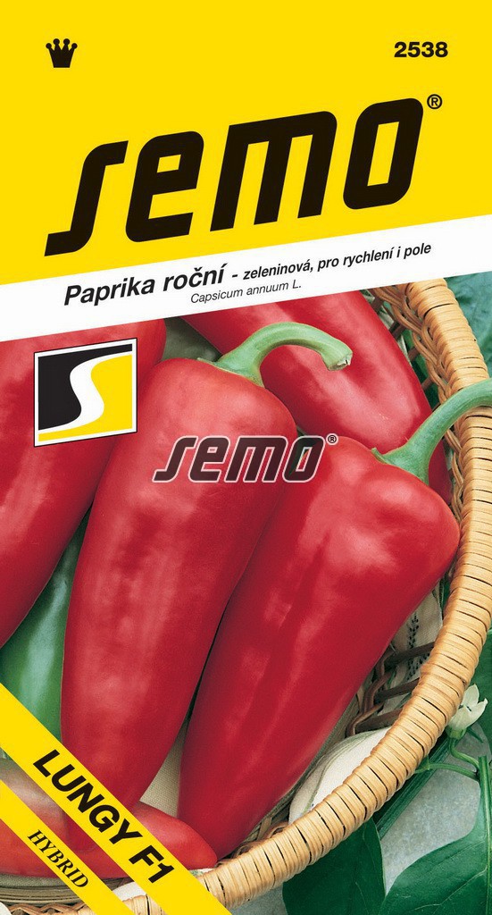 Paprika roční Lungy F1 ranná sladká
