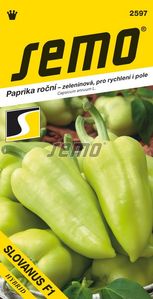 Paprika roční Slovanus F1 velmi ranná