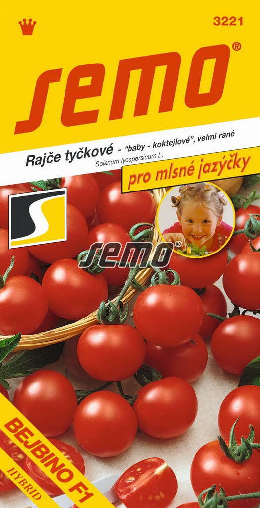 Rajče tyčkové Bejbino F1 - velmi rané, koktejlové