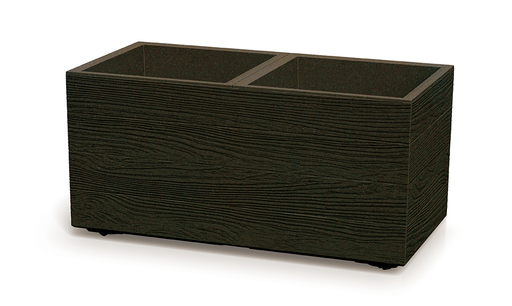 Květináč MADERA CASE ECO WOOD 77 cm – kávová ECO