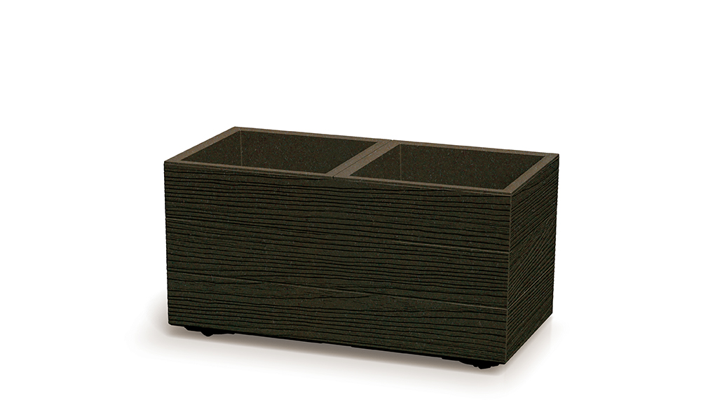 Květináč MADERA CASE ECO WOOD 57,7 cm – kávová ECO
