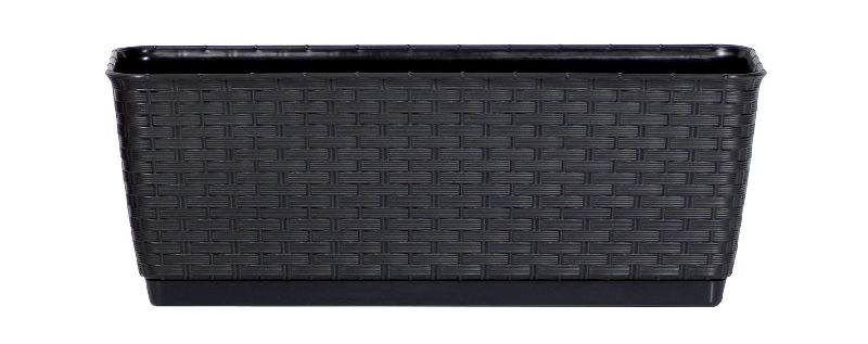 Truhlík s miskou RATOLLA P 40 cm - barva: antracit