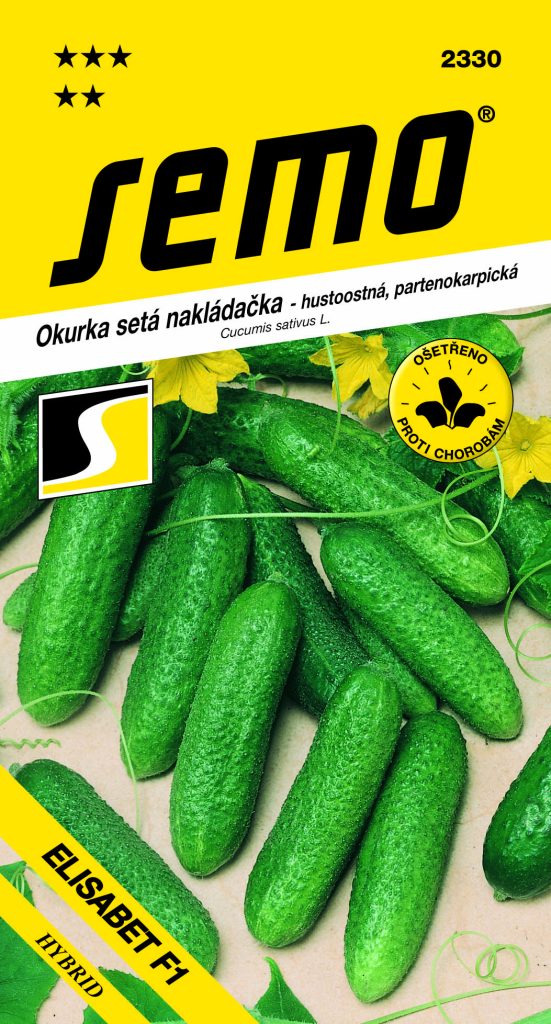 Okurka nakládačka ELISABET F1 - hustoostná, partenokarpická