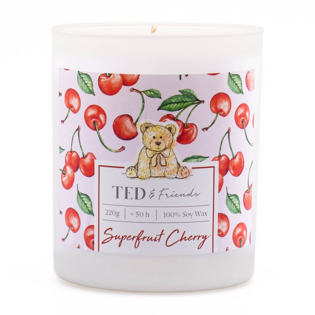 Sójová svíčka Superfruit Cherry - 220g