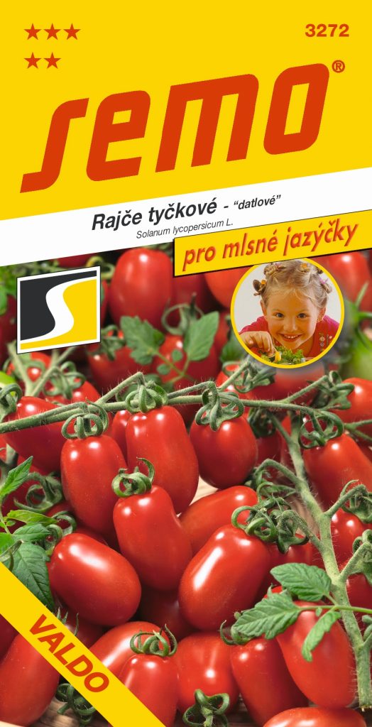 Rajče tyčkové VALDO - velmi ranné, datlové, sladké