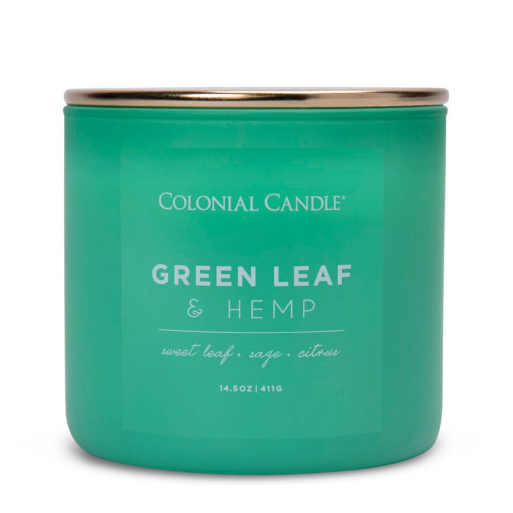Sójová svíčka Green Leaf Hemp - 411g