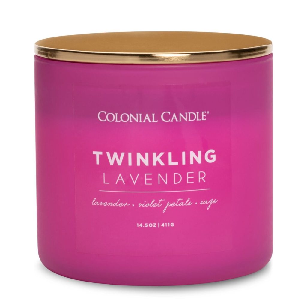 Sójová svíčka Twinkling Lavender - 411g