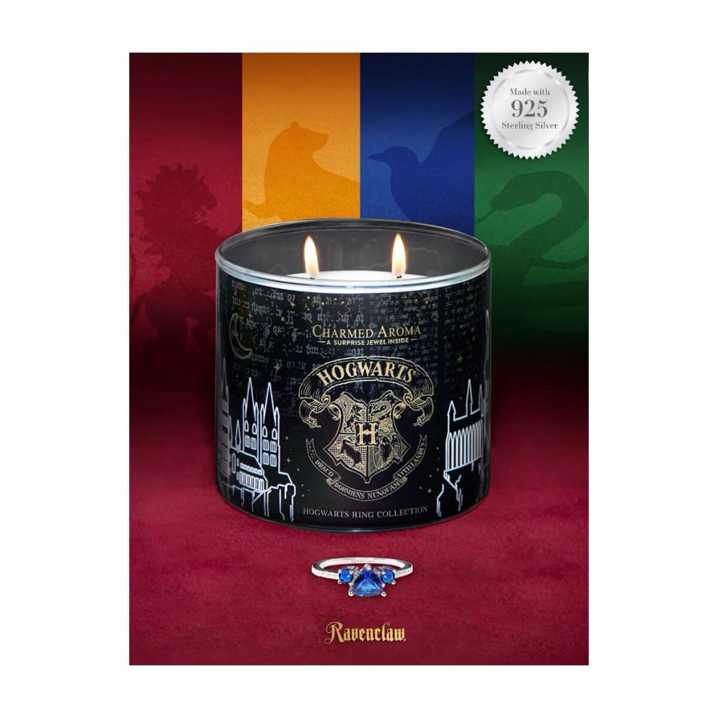 Vonná svíčka Harry Potter Ravenclaw s prstenem stříbro 925/1000 vel.7=M=17,35mm