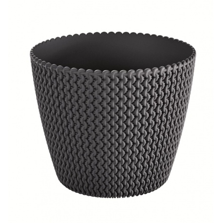 Květináč SPLOFY 15,7 cm - barva: antracit