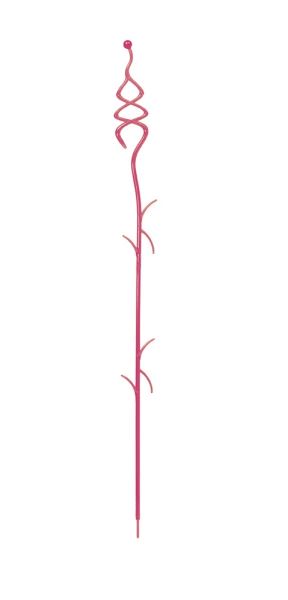 Podpěra na orchidej DECOR II růžová transparentní 55 cm