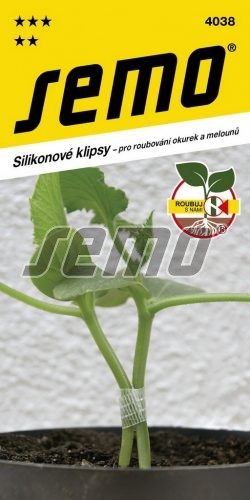 Klipsy na roubování okurek a melounů - silikonové klipsy