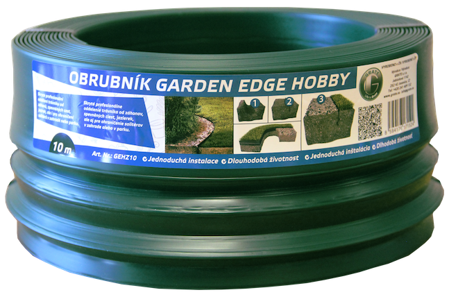 Obrubník neviditelný GARDEN EDGE Hobby 9 m zelený
