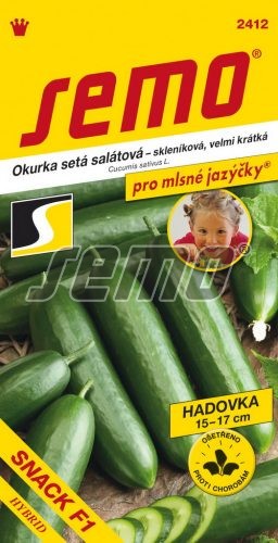 Okurka salátová hadovka SNACK F1 - skleníky i fóliovníky, 15-17 cm