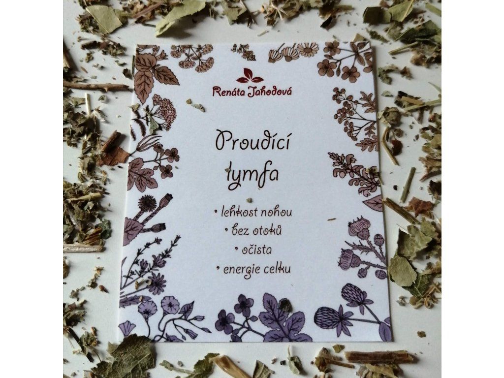 Proudící lymfa – bylinný čaj na lymfatický systém – 100 g