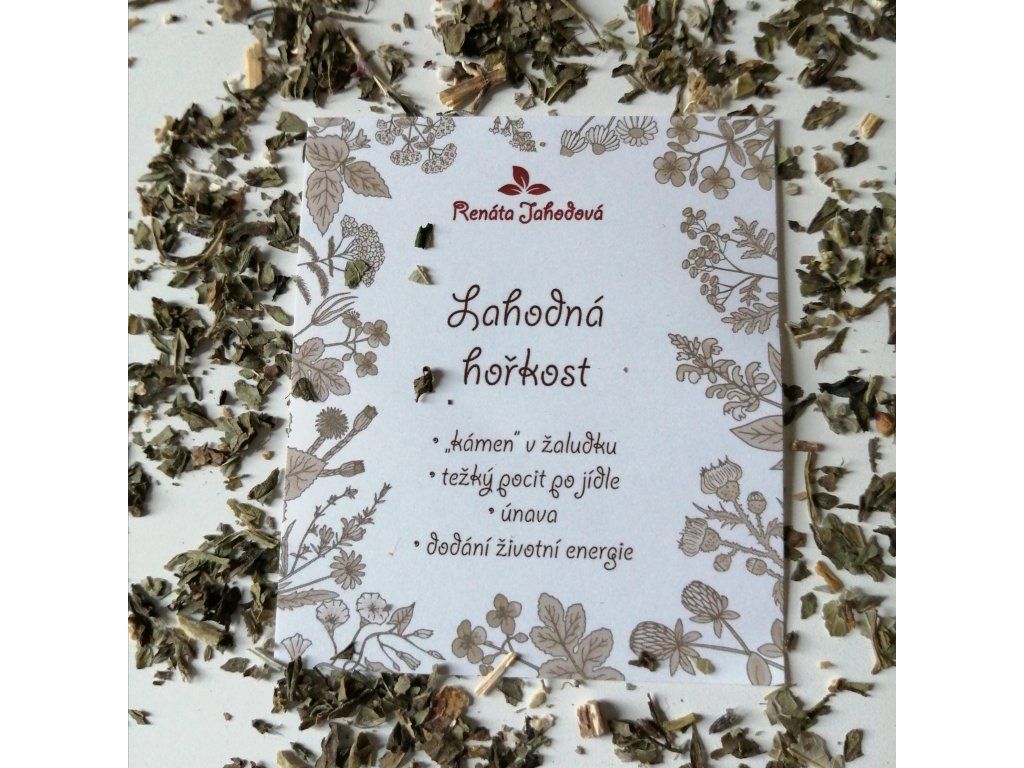 Lahodná hořkost – bylinný čaj na trávení – 100 g