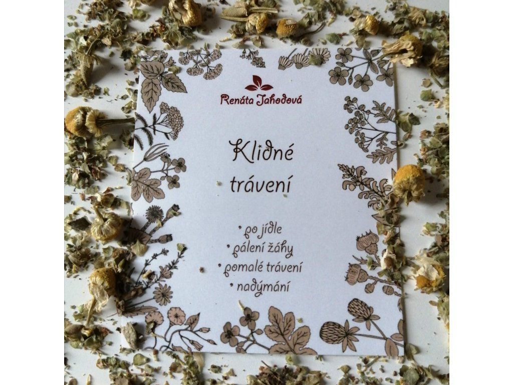 Klidné trávení – bylinný čaj na trávení