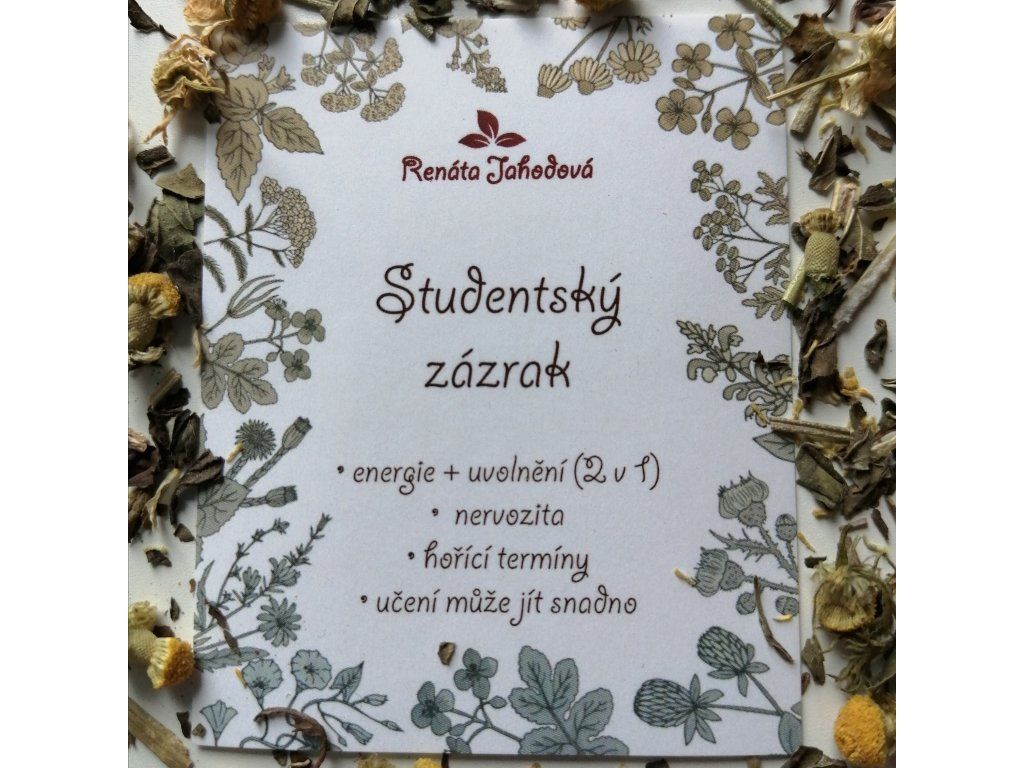 Studentský zázrak – bylinný čaj na paměť a soustředění