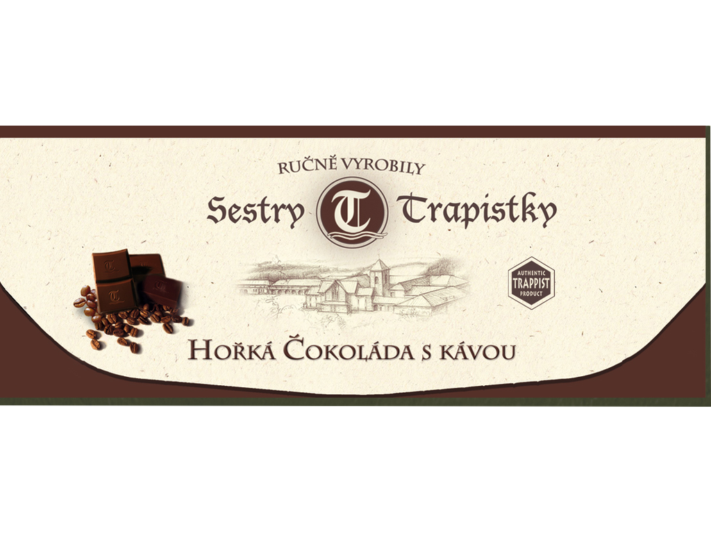 Hořká čokoláda s kávou - Sestry Trapistky