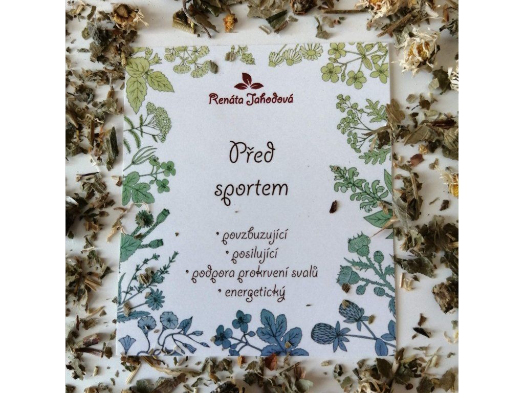 Před sportem – bylinný čaj pro energii před výkonem – 100 g