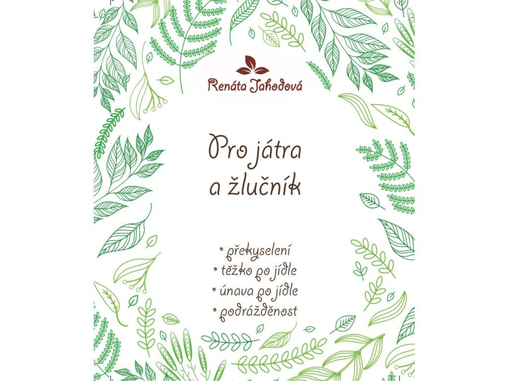 Pro játra a žlučník – bylinný čaj na trávení
