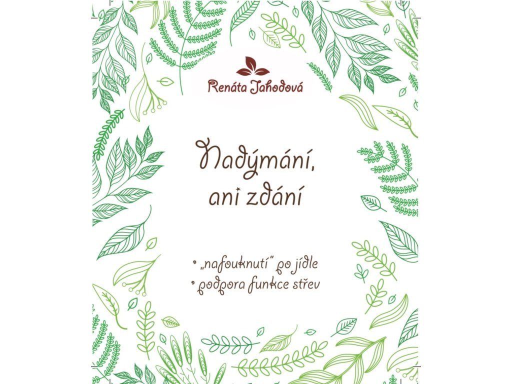 Nadýmání ani zdání – bylinný čaj na trávení