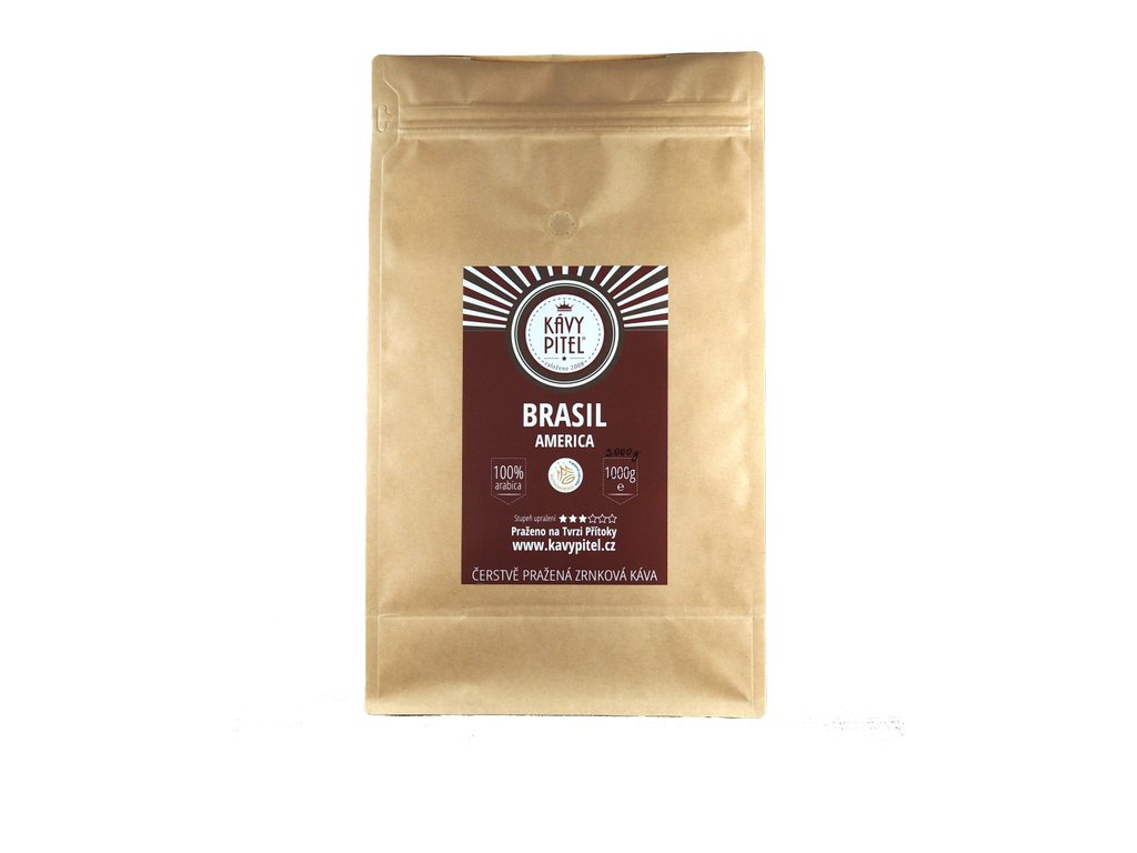 Brasil Kávy pitel - výběrová zrnková káva (3000g)